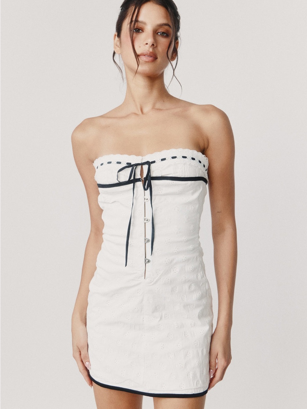 With Jean Sabrine Dress Size XXS